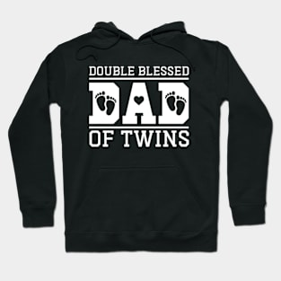 Double Blessed Dad Of Twins Hoodie